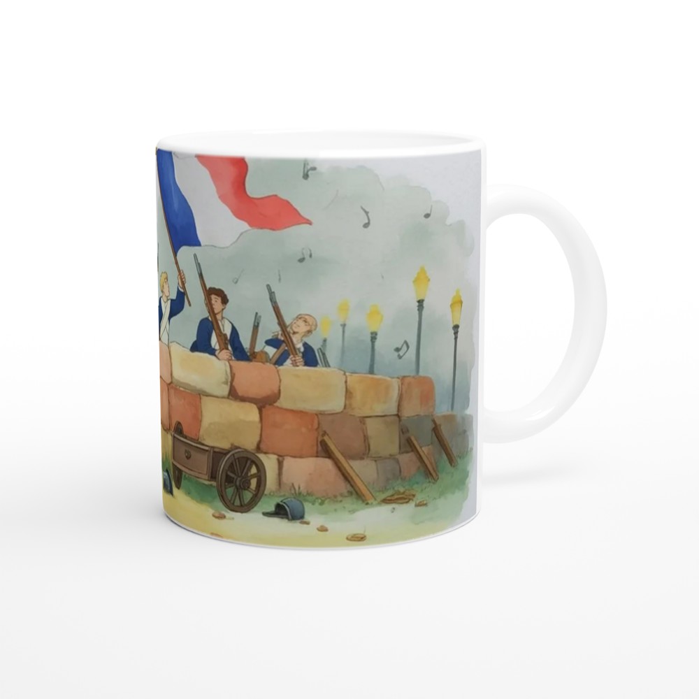 Les Miserables Mug | Paris Barricade Art Design | Musical Theatre Gift | Present for West End Fans — view 12