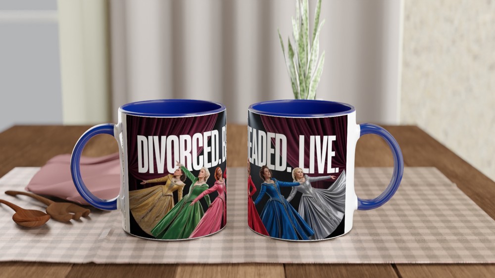 Six the Musical Mug | Divorced Beheaded Died Quote | West End Theatre Gift | Gift for Her and Best Friend — view 4