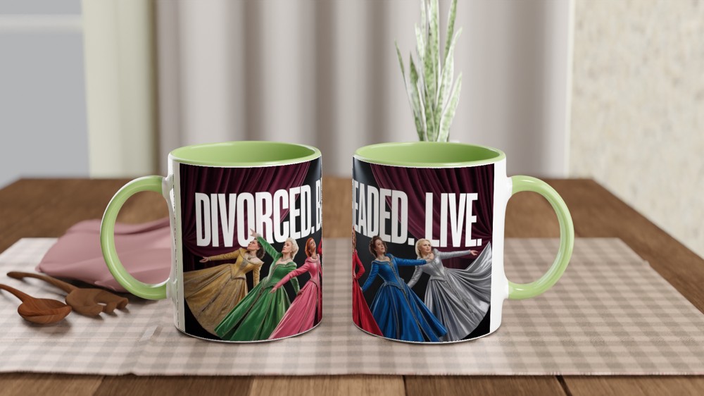 Six the Musical Mug | Divorced Beheaded Died Quote | West End Theatre Gift | Gift for Her and Best Friend — view 5