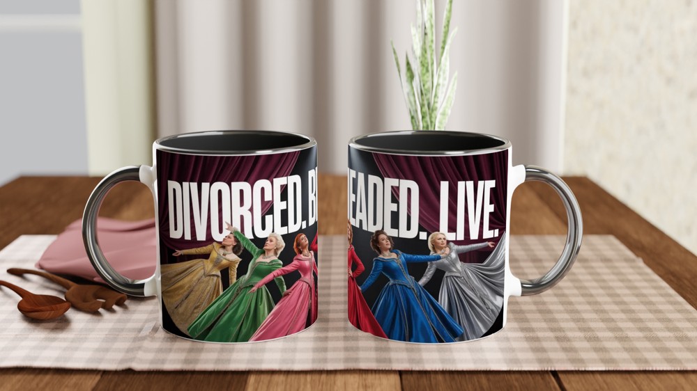 Six the Musical Mug | Divorced Beheaded Died Quote | West End Theatre Gift | Gift for Her and Best Friend — view 9