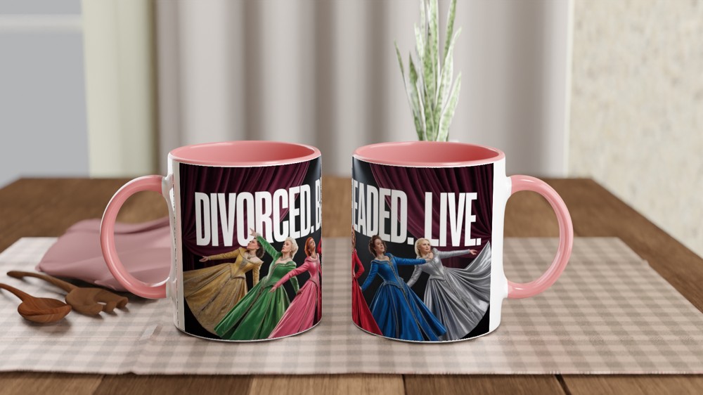 Six the Musical Mug | Divorced Beheaded Died Quote | West End Theatre Gift | Gift for Her and Best Friend — view 6