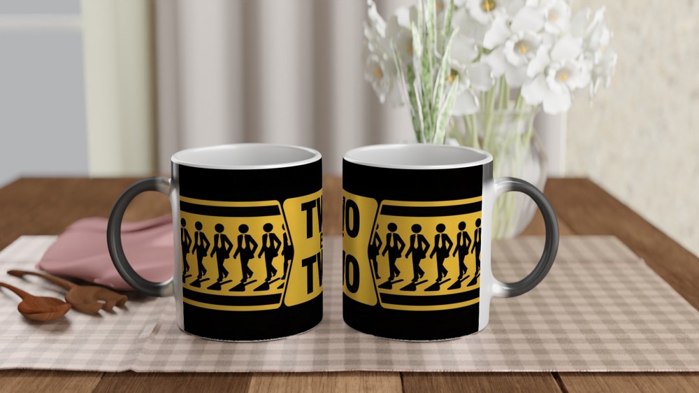 Two By Two Stick Figure Business Walking Mug — view 3