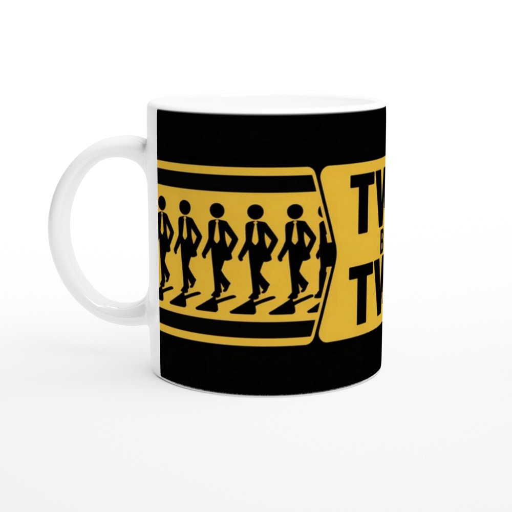 Two By Two Stick Figure Business Walking Mug — view 10