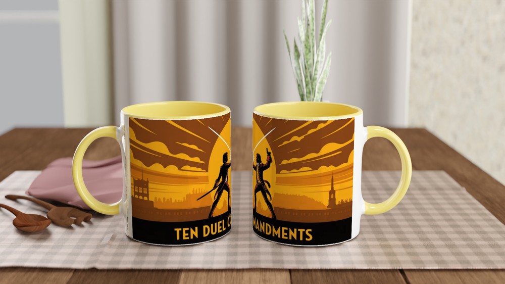 Hamilton Mug | Ten Duel Commandments Gift | Musical Theatre Mug | Broadway Fan Present — view 8
