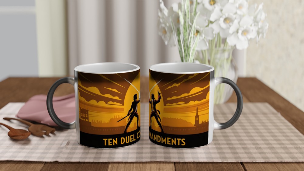 Hamilton Mug | Ten Duel Commandments Gift | Musical Theatre Mug | Broadway Fan Present — view 3