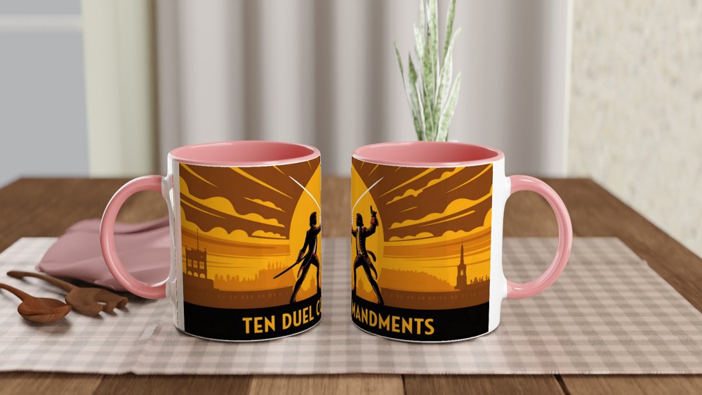 Hamilton Mug | Ten Duel Commandments Gift | Musical Theatre Mug | Broadway Fan Present — view 6