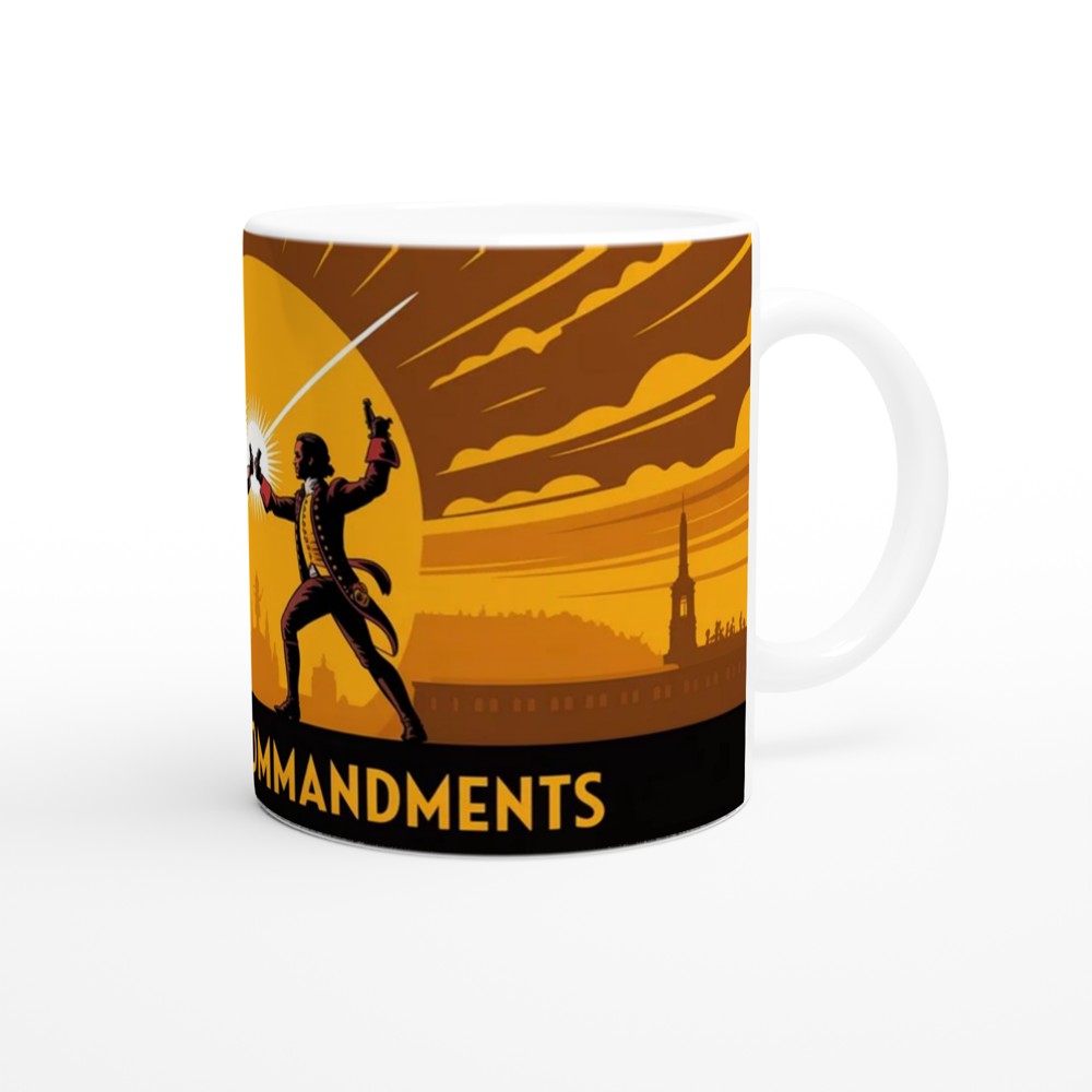 Hamilton Mug | Ten Duel Commandments Gift | Musical Theatre Mug | Broadway Fan Present — view 12