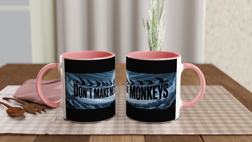 Don't Make Me Call The Monkeys - Flying Monkeys Moonlit Mug — view 6