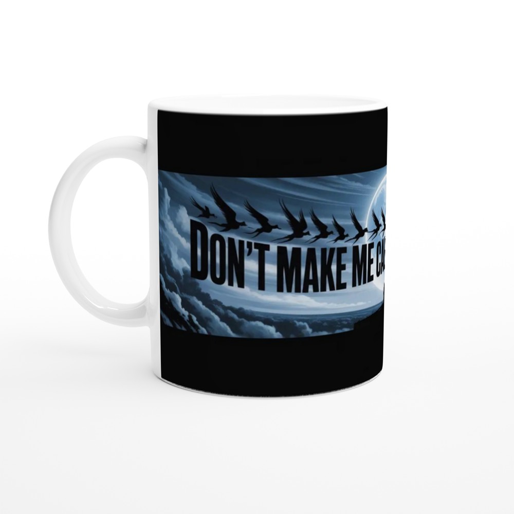 Don't Make Me Call The Monkeys - Flying Monkeys Moonlit Mug — view 10