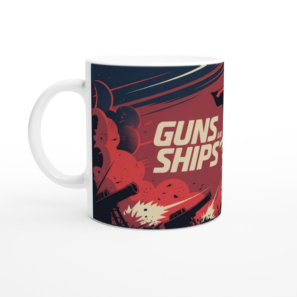 Hamilton Mug | Guns and Ships Lafayette Quote | Musical Theatre Gift | Birthday Present for Best Friend — view 10