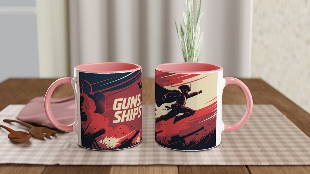 Hamilton Mug | Guns and Ships Lafayette Quote | Musical Theatre Gift | Birthday Present for Best Friend — view 6