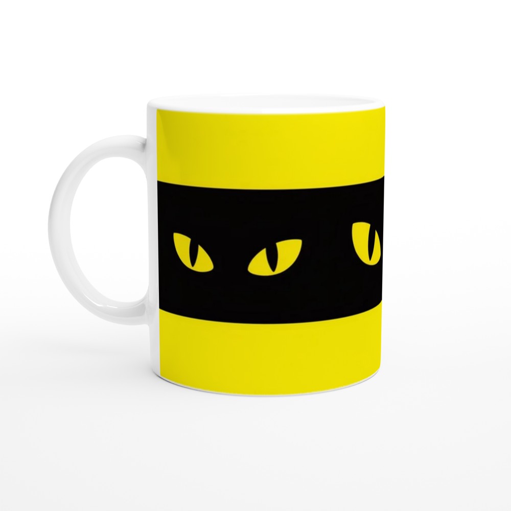 Jellicle Cats Mug | Glowing Eyes Theatre Gift | West End Musical Fan Present | Stage Show Coffee Cup — view 10