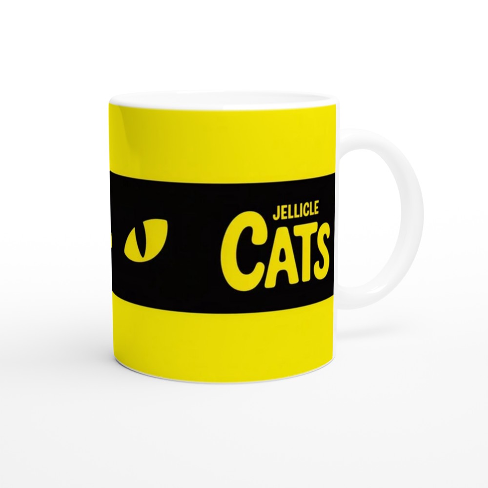 Jellicle Cats Mug | Glowing Eyes Theatre Gift | West End Musical Fan Present | Stage Show Coffee Cup — view 12