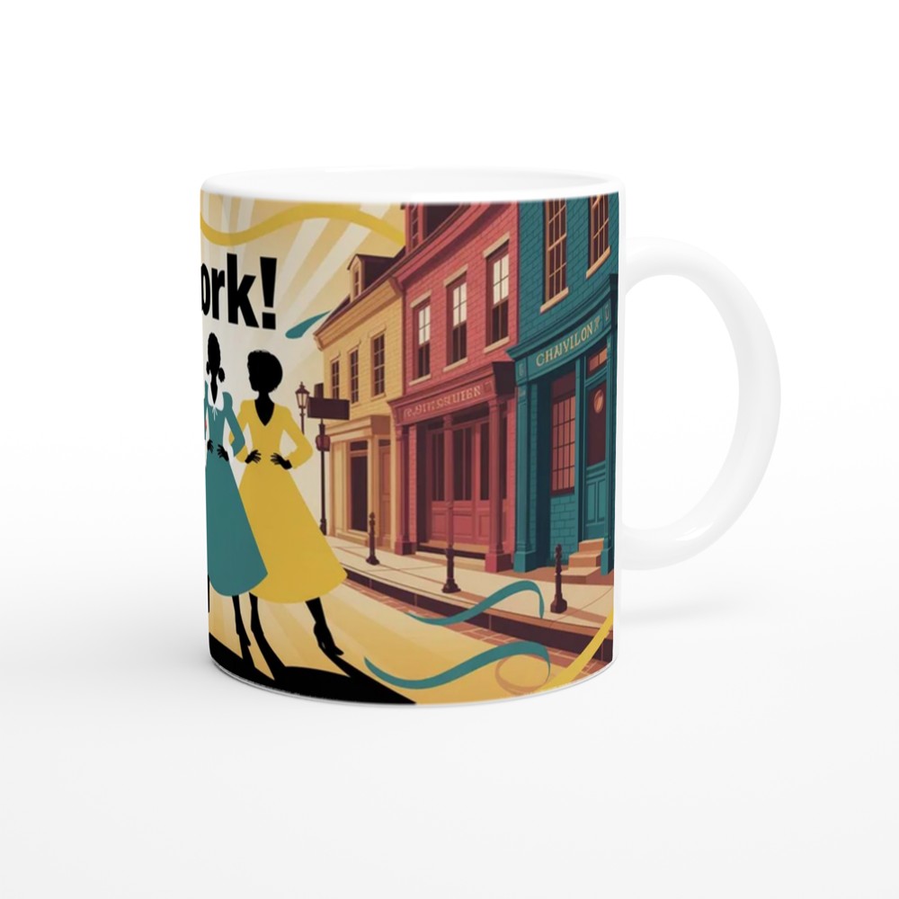 Hamilton Mug | Schuyler Sisters Silhouette | Musical Theatre Gift | West End Theatre Lover Present — view 12