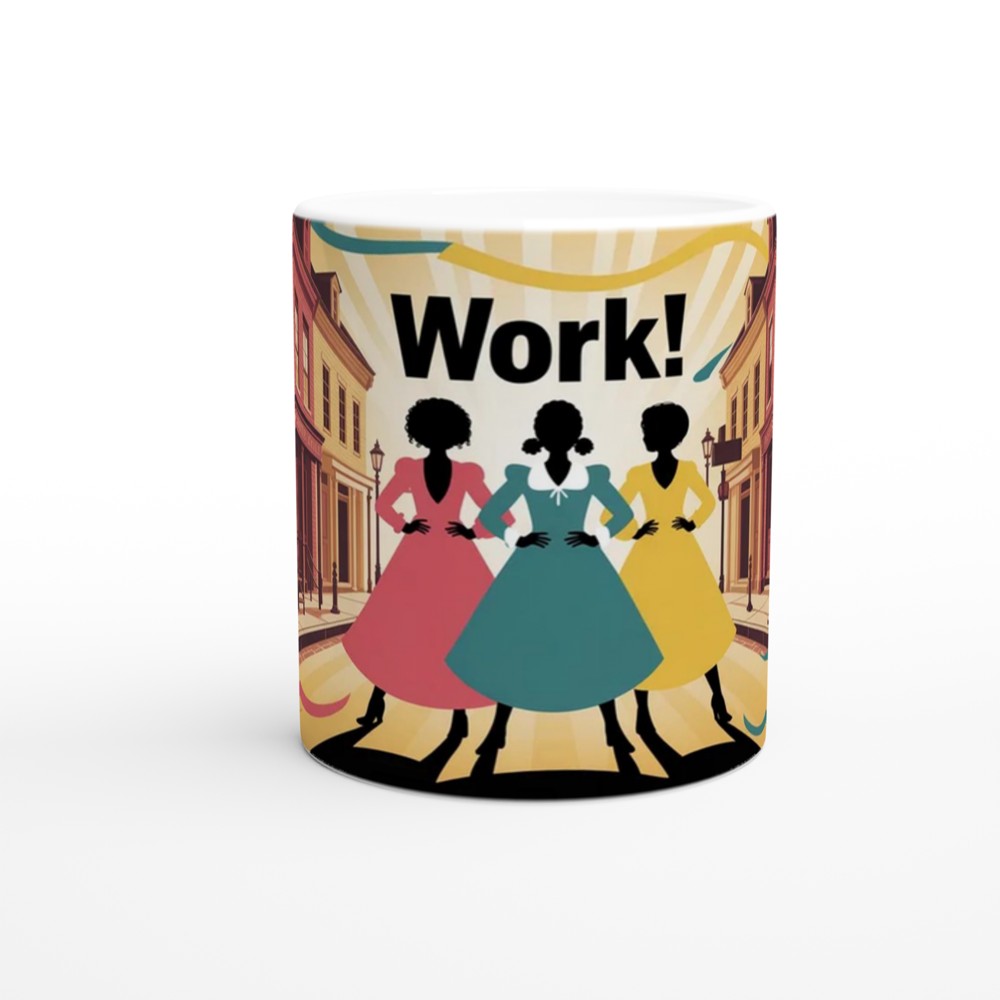 Hamilton Mug | Schuyler Sisters Silhouette | Musical Theatre Gift | West End Theatre Lover Present — view 11