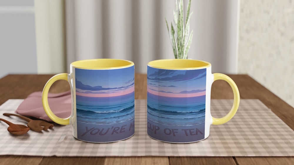 You're My Cup of Tea Beach Sunset Mug — view 8