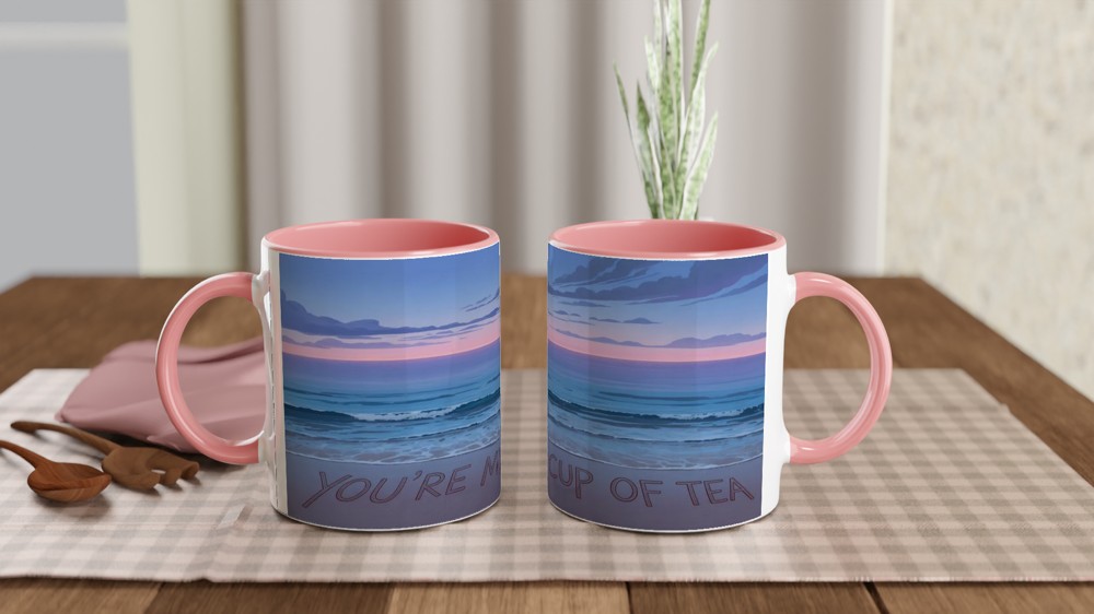 You're My Cup of Tea Beach Sunset Mug — view 6