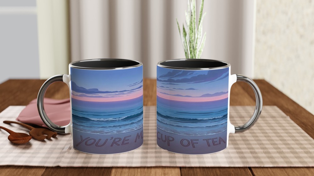 You're My Cup of Tea Beach Sunset Mug — view 9