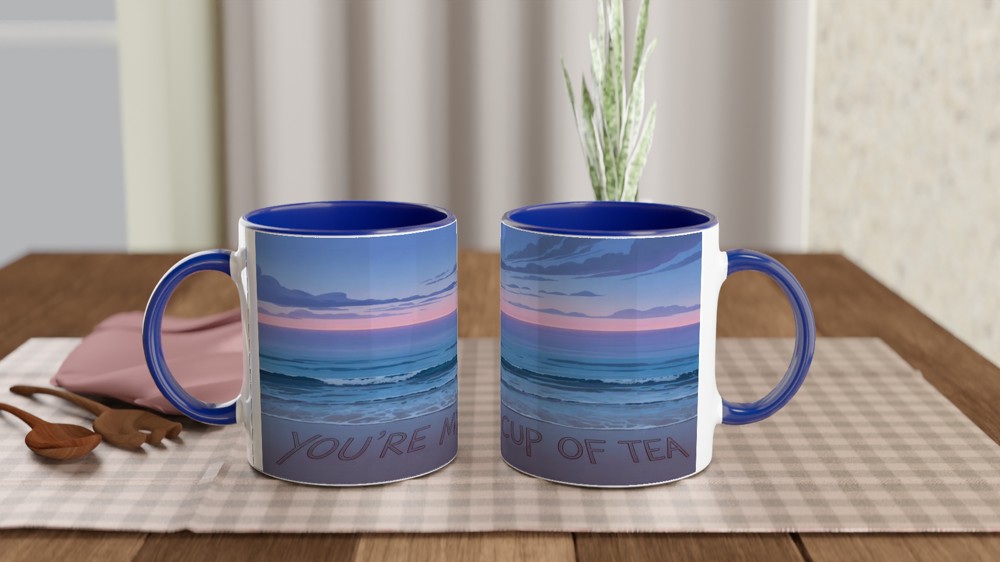 You're My Cup of Tea Beach Sunset Mug — view 4