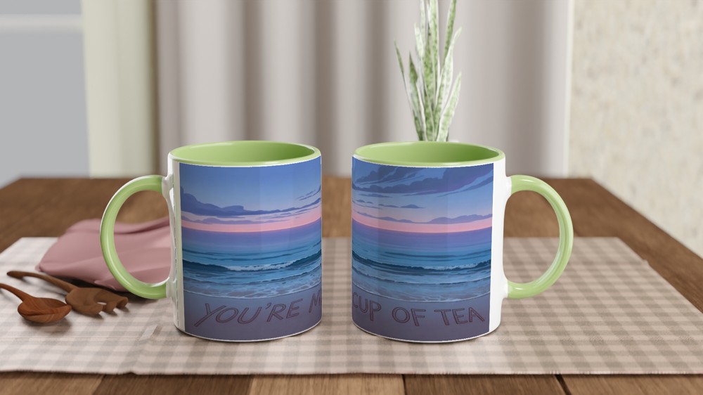 You're My Cup of Tea Beach Sunset Mug — view 5