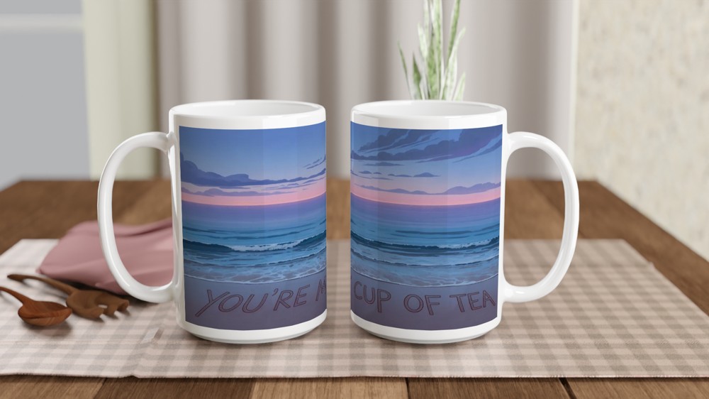 You're My Cup of Tea Beach Sunset Mug — view 2