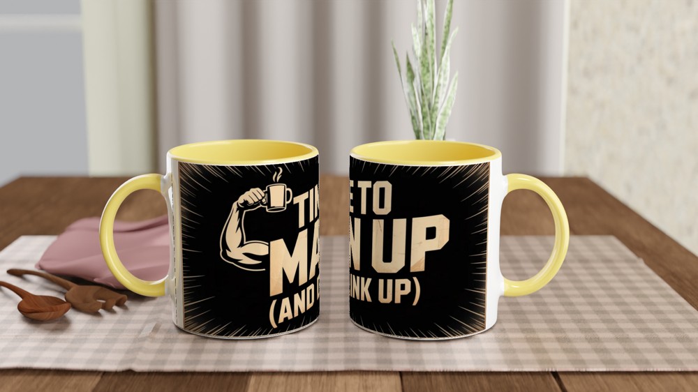 Book of Mormon Mug | Man Up Song Quote | Musical Theatre Gift | Funny West End Mug for Him | Theatre Lover Birthday Present — view 8