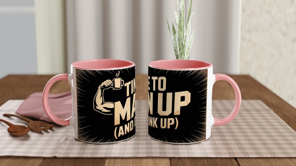 Book of Mormon Mug | Man Up Song Quote | Musical Theatre Gift | Funny West End Mug for Him | Theatre Lover Birthday Present — view 6
