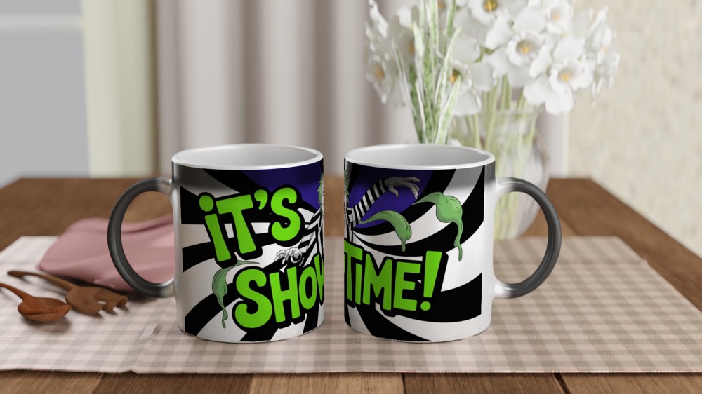 Beetlejuice Mug | It's Showtime Quote | Musical Theatre Gift | West End Present for Best Friend — view 3
