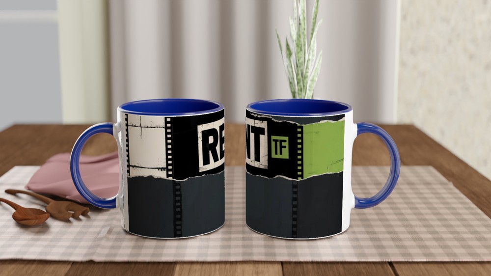 Rent Musical Mug | Seasons of Love Quote | Theatre Lover Gift | Bohemian Film Strip Mug — view 4