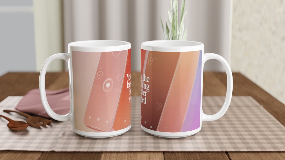 You're The Best Thing I've Ever Swiped - Dating App Romance Mug — view 2