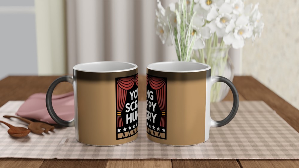 Hamilton Mug | Young Scrappy Hungry Quote | Musical Theatre Gift | Broadway Fan Present — view 3