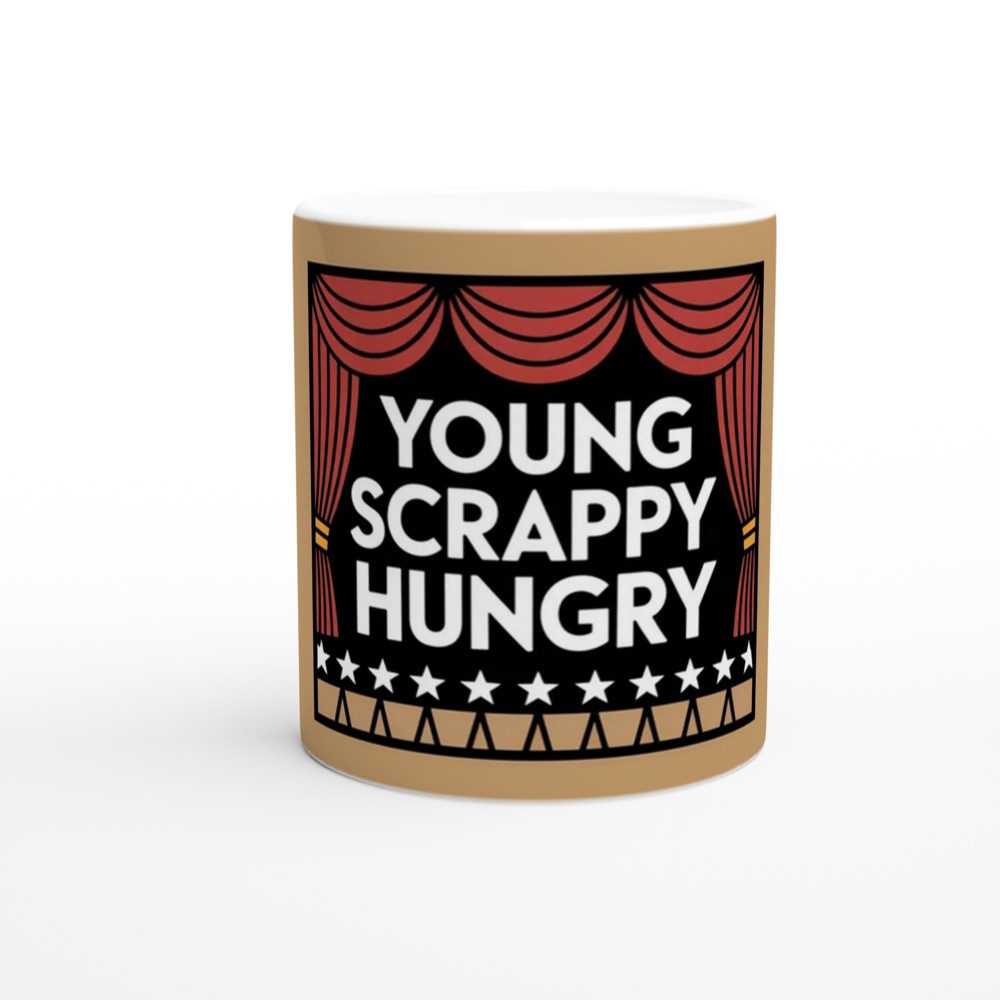 Hamilton Mug | Young Scrappy Hungry Quote | Musical Theatre Gift | Broadway Fan Present — view 11