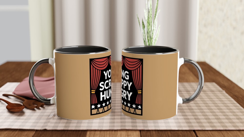 Hamilton Mug | Young Scrappy Hungry Quote | Musical Theatre Gift | Broadway Fan Present — view 9