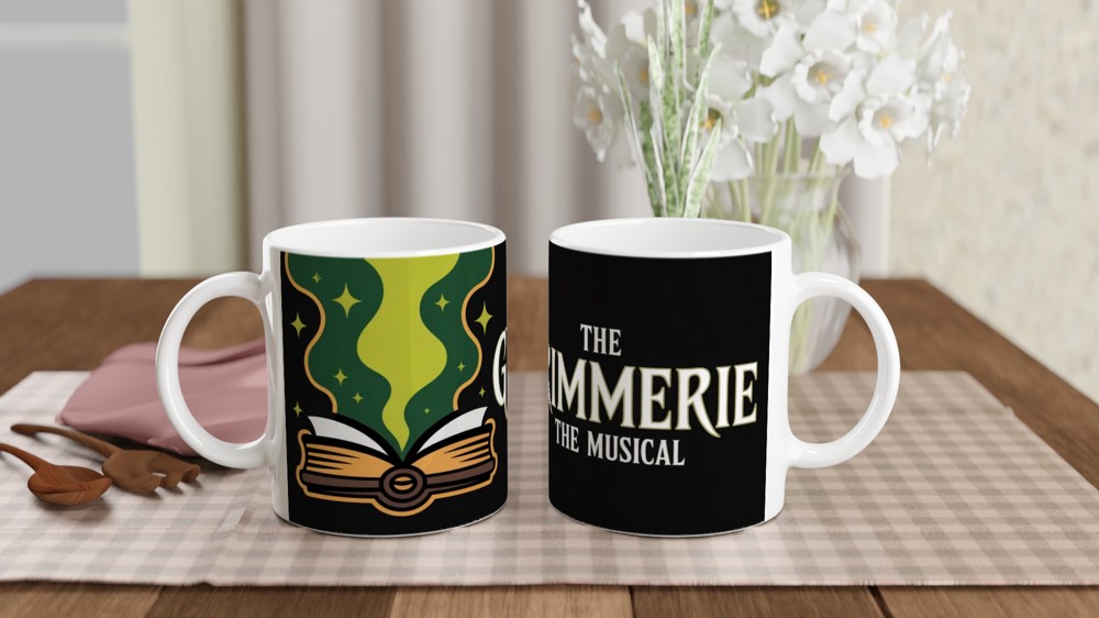 The Grimmerie The Musical Magic Book Mug