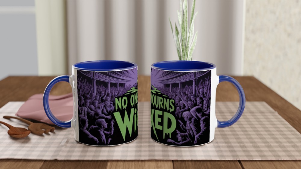 Wicked Inspired Mug | Melting Witch Hat Design | Musical Theatre Gift | West End Present for Her — view 4