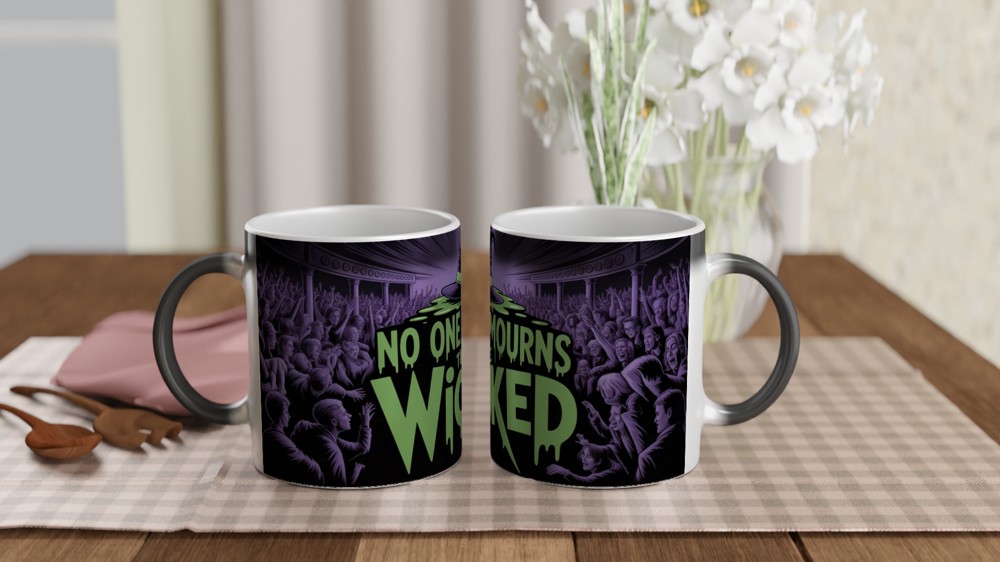 Wicked Inspired Mug | Melting Witch Hat Design | Musical Theatre Gift | West End Present for Her — view 3