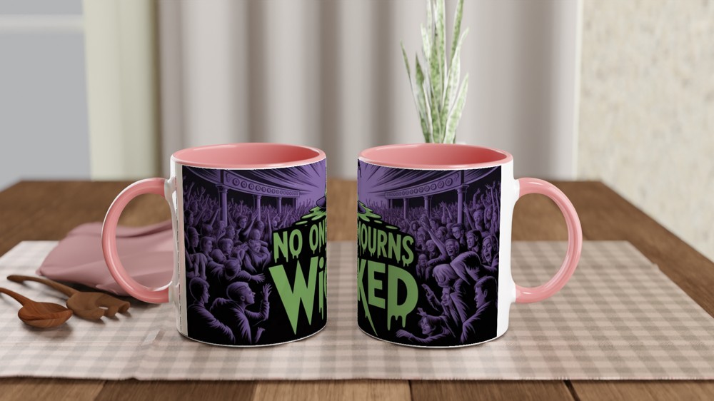 Wicked Inspired Mug | Melting Witch Hat Design | Musical Theatre Gift | West End Present for Her — view 6