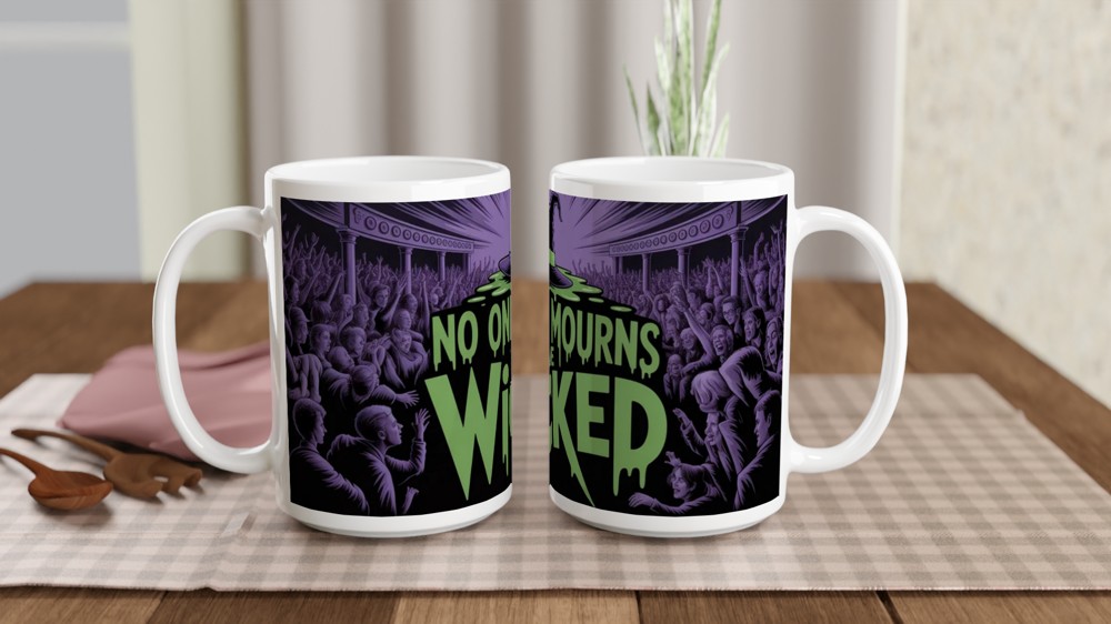 Wicked Inspired Mug | Melting Witch Hat Design | Musical Theatre Gift | West End Present for Her — view 2