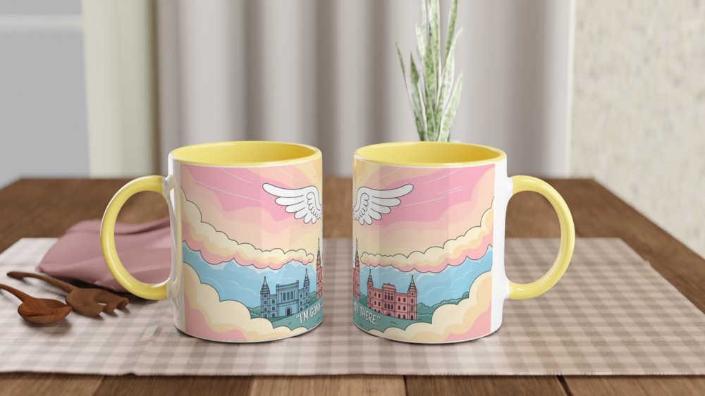 Book of Mormon Mug | I'm Gonna Take You There Quote | Musical Theatre Gift | Salt Lake City Sunset Present — view 8