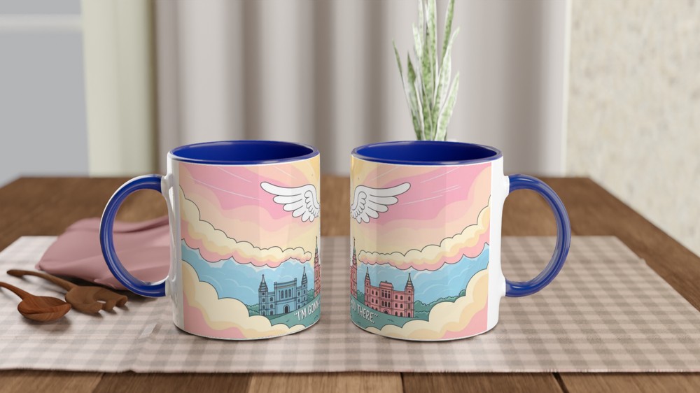 Book of Mormon Mug | I'm Gonna Take You There Quote | Musical Theatre Gift | Salt Lake City Sunset Present — view 4
