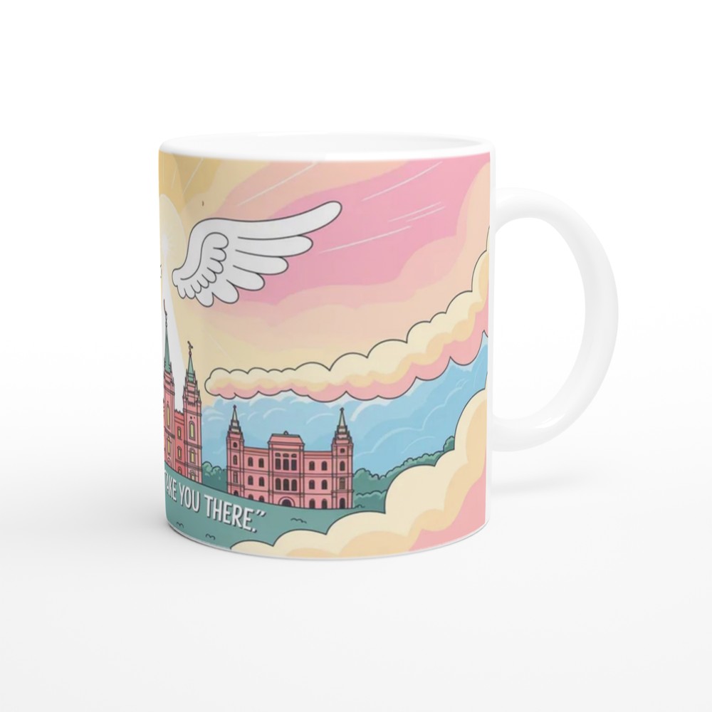 Book of Mormon Mug | I'm Gonna Take You There Quote | Musical Theatre Gift | Salt Lake City Sunset Present — view 12