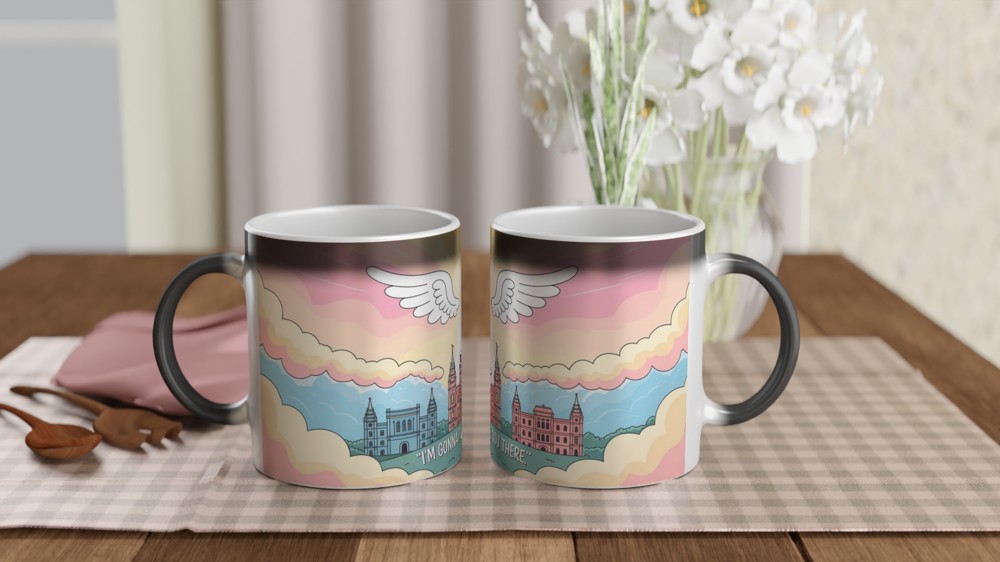 Book of Mormon Mug | I'm Gonna Take You There Quote | Musical Theatre Gift | Salt Lake City Sunset Present — view 3