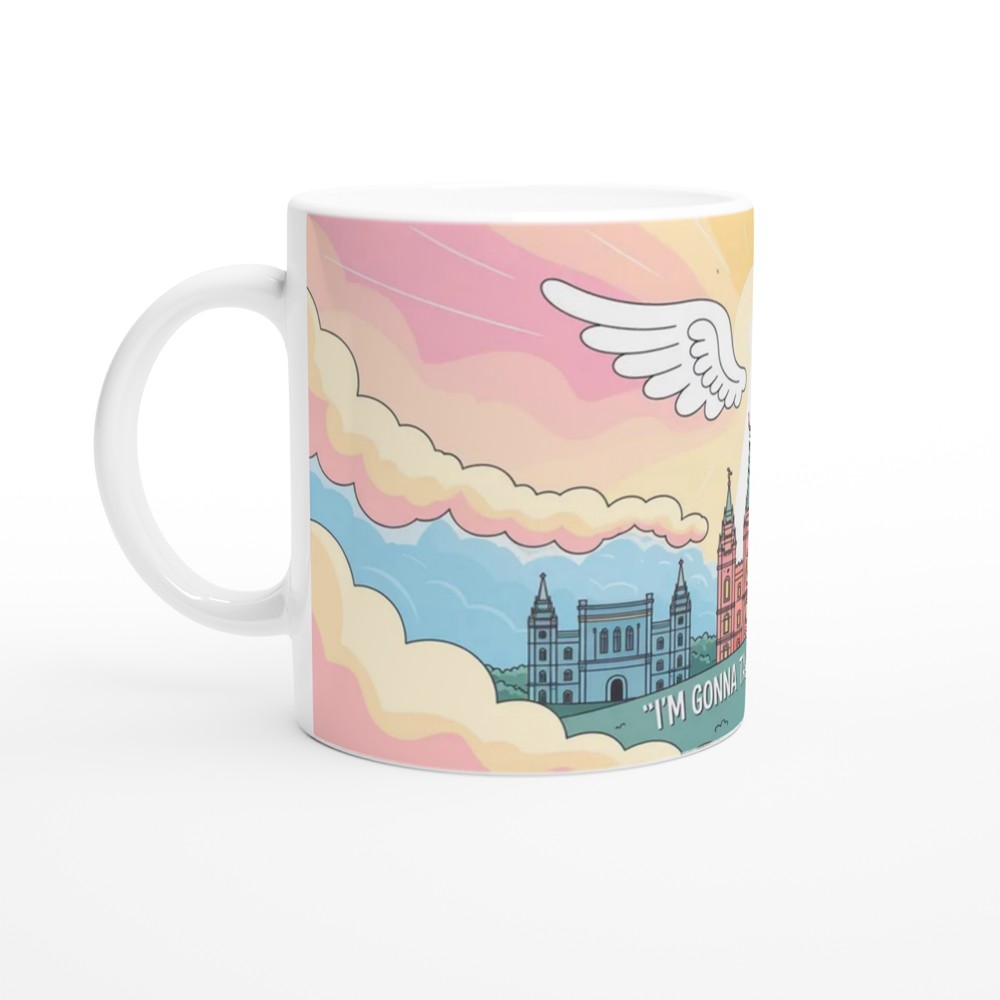 Book of Mormon Mug | I'm Gonna Take You There Quote | Musical Theatre Gift | Salt Lake City Sunset Present — view 10