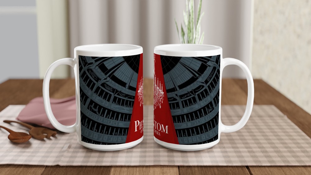 Phantom of the Opera Mug | Think of Me Quote | Musical Theatre Gift | Theatre Lover Present — view 2