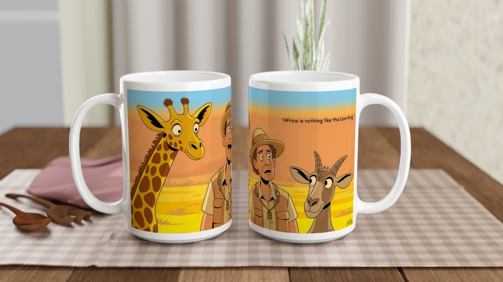Book of Mormon Mug | Africa Is Nothing Like The Lion King | Musical Theatre Gift | Funny West End Present — view 2