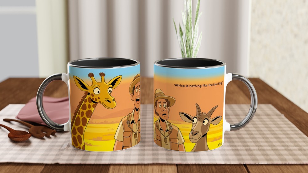 Book of Mormon Mug | Africa Is Nothing Like The Lion King | Musical Theatre Gift | Funny West End Present — view 9