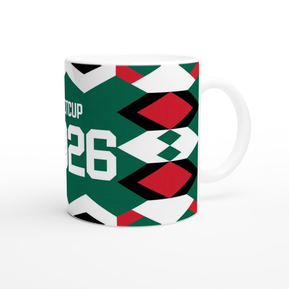 Retro 1990s Football Jersey Mug | Nineties Kit Design | Birthday Gift for Dad and Football Fans — view 11