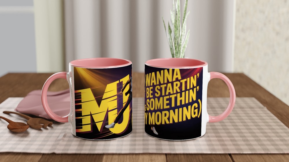 MJ Morning Coffee Dance Mug — view 6