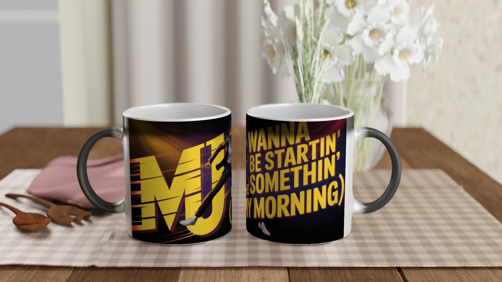 MJ Morning Coffee Dance Mug — view 3
