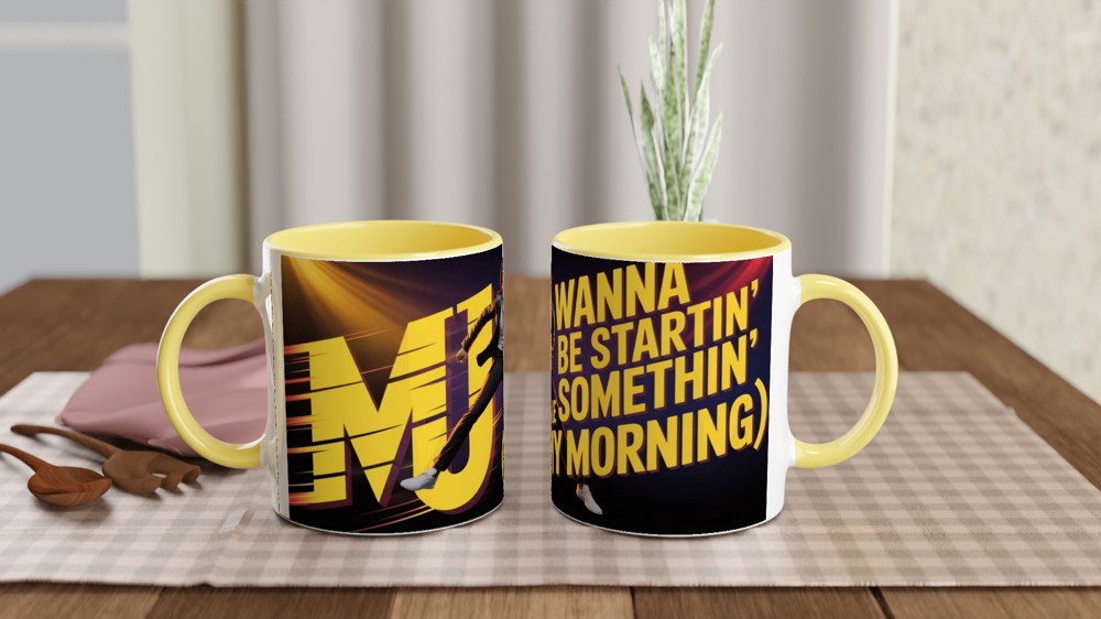 MJ Morning Coffee Dance Mug — view 8